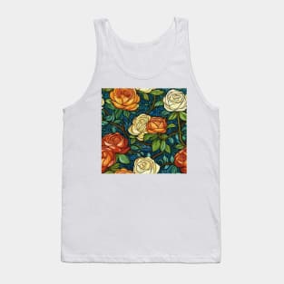 Van Gogh Roses Pattern 20 Tank Top